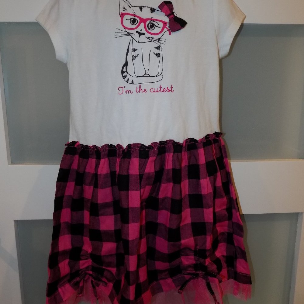 Kalula Kids I'm the Cutest Cat Dress Size 24 Months Girl's NEW
